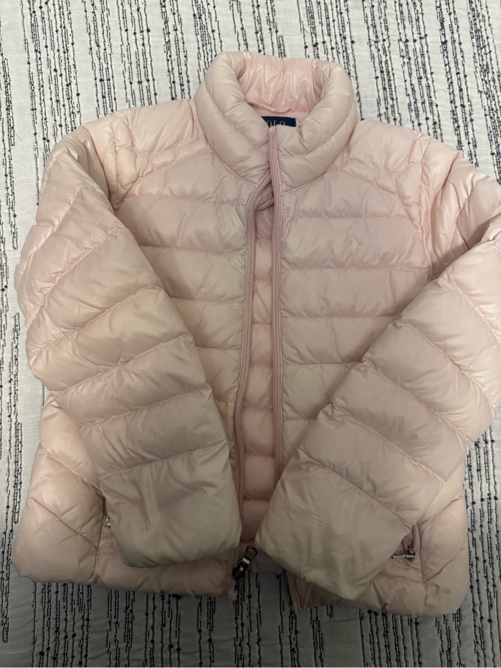 Ralph Lauren Pale Pink Quilted Puffer Jacket - Women's